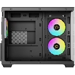 Корпус Ocypus Gamma C54 BK ARGB, Mini-Tower, чёрный, 3 x 120 мм