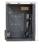 Компьютерный корпус MiniTower Ginzzu B185 White mATX,2xUSB 2.0, белый,w/o PSU, w/o fan (Ginzzu B185)