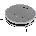 Робот-пылесос Starwind SRV4570 серебристый/белый, 15 Вт, 2000 мАч Li-Ion, уборка влажная/сухая, пылесборник контейнер 0.3 л