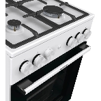 Плита газовая Gorenje GG5A11WF белый, конфорок 4 газовых, духовка 70 л, 50 см x 85 см x 59.4 см