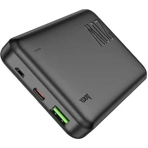 Портативный аккумулятор Hoco J87 Tacker 10000mAh QC3.0/PD3.0 20W 3A USB-A/USB-C черный