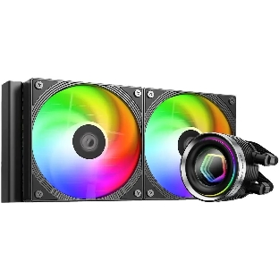 Система жидкостного охлаждения ID-Cooling FX240 INFINITY ARGb черный 120мм алюминий+медь 2000rpm 27.2db 4-pin 300W