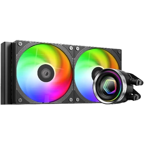Система жидкостного охлаждения ID-Cooling FX240 INFINITY ARGb черный 120мм алюминий+медь 2000rpm 27.2db 4-pin 300W