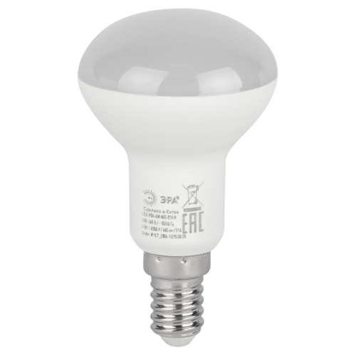 Лампа светодиодная ЭРА RED LINE LED R50-6W-865-E14 R Е14/Е14 6Вт рефлектор холодный дневной свет