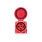 Розетка стационарная наружная EKF 134 ps-134-63-380 63А 380 В 3P+РЕ IP67