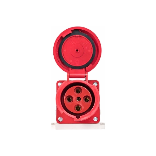 Розетка стационарная наружная EKF 134 ps-134-63-380 63А 380 В 3P+РЕ IP67