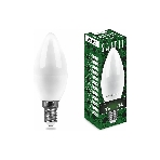 Лампа светодиодная SAFFIT SBC3709 (55078) 9Вт Е14 теплый матовая свеча