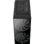 Компьютерный корпус Aerocool/Formula Python (3xUSB, 2xAudio, 0.5 мм,2x200 мм FAN, прозрачная стенка-закаленное стекло, ATX, без БП)