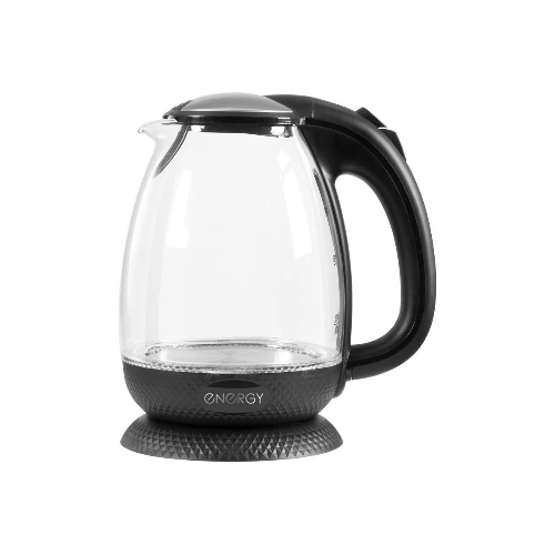 Чайник Energy E-250 (1.7 л) стекло/пластик черный