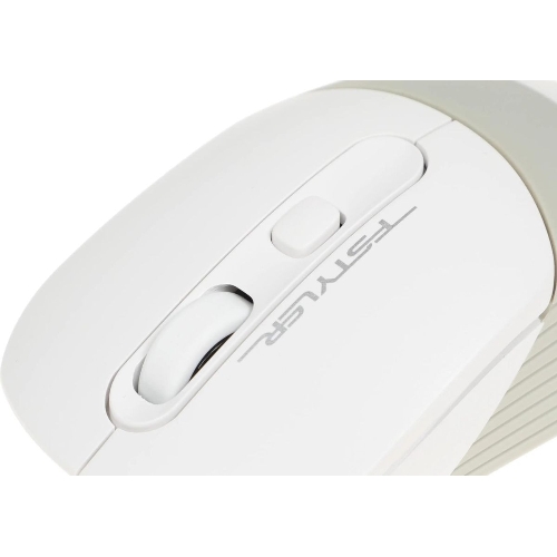 Мышь проводная A4Tech Fstyler FM10 белый/серый, 1600 dpi, USB, кнопки - 4
