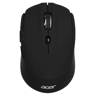 Мышь беспроводная Acer OMR040 черный, 1600 dpi, радиоканал, USB, кнопки - 6