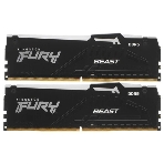 Оперативная память Kingston Fury Beast, DDR5, 16Gb (2x8GB), 5600MHz, CL40, DIMM, с радиаторами, RGB, черный
