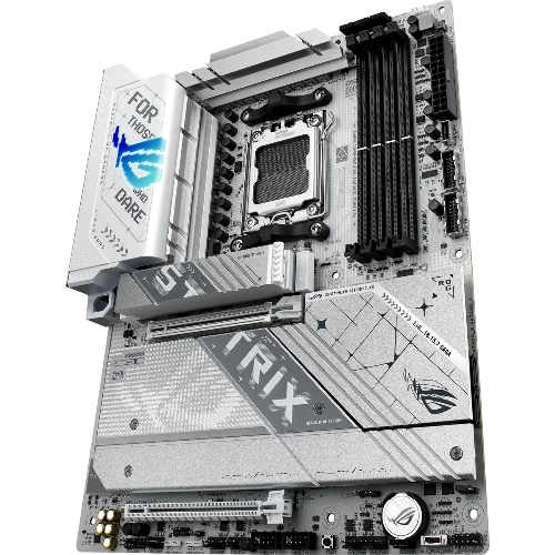Материнская плата ASUS ROG STRIX X870-A GAMING WIFI, AM5, AMD X870, 4xDDR5, 2xSATA, 4xM.2, 1xPCI-E 4.0 x4, 1xPCI-E 5.0 x16, 1xHDMI, 1xDP, 1x 2.5Gb LAN, 4xUSB-A 3.2 Gen 1, 5xUSB-A 3.2 Gen 2, 1xUSB-C 3.2 Gen 2, 2xUSB4, 2x3.5 мм, 7.1, ATX