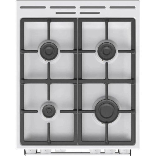 Плита газовая Gorenje GG5A11WF белый, конфорок 4 газовых, духовка 70 л, 50 см x 85 см x 59.4 см