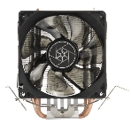 Кулер универсальный Silverstone SST-KR03 Kryton CPU Cooler, low noise, silent hydraulic bearing 92мм blue LED fan, universal Socket compatibility