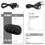 Портативная акустика SVEN PS-99, черный (10 Вт, Waterproof (IPx5), TWS, Bluetooth, 1800мА*ч)