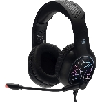 Гарнитура Oklick HS-L930G чёрный/синий, проводная, USB, подсветка