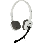 Гарнитура Logitech H150 белый, проводная, 3.5 мм