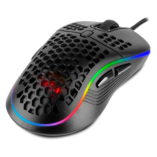 Игровая мышь SVEN RX-G860 чёрная (8 кнопок, 12800 dpi, USB, RGB подсветка )