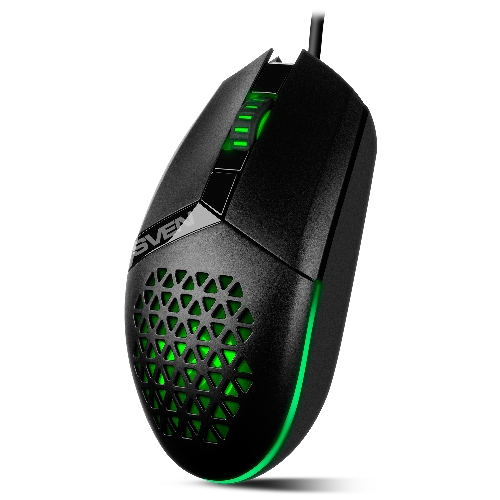 Мышь проводная SVEN RX-G735 черный, 4000 dpi, USB, кнопки - 6