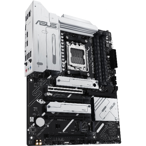 Материнская плата ASUS PRIME X870-P WIFI, AM5, AMD X870, 4xDDR5, 2xSATA, 4xM.2, 1xPCI-E 5.0 x16, 2xPCI-E 4.0 x1, 1xHDMI, 2xUSB-C, 1x 2.5Gb LAN, 4xUSB-A 3.2 Gen 1, 1xUSB-A 3.2 Gen 2, 4xUSB-A 2.0, 3x3.5 мм, 7.1, 1xWi-Fi 7, ATX