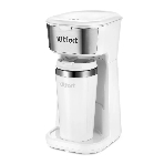 Кофеварка капельная Kitfort КТ-7411 белый/нержавеющая сталь, исп. кофе - молотый, 0.4 л, 450 Вт