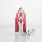 Утюг Scarlett SC-SI30K56 розовый, 2400; Световой индикатор работы: Да; Регулируемый пар до г/мин: 35; Паровой удар до г/мин: 140; Резервуар для воды, мл: 280; Функция разбрызгивания воды: Да; Терморегулятор: Да; Вертикальное отпаривание: Да; Регулировка степени отпаривания: Да; Покрытие подошвы: Керамическая подошва KeramoPro; Самоочистка: Да; Система защиты от накипи ANTI-CALC: Да; Функция автоотключения AUTO-SHUT OFF: Да; Размер утюга Ш*В*Г, мм: 289*120*140; Шарнирное крепление шнура: Да; Длина электрошнура, м: 1.8; Цвет шнура: В цвет корпуса;