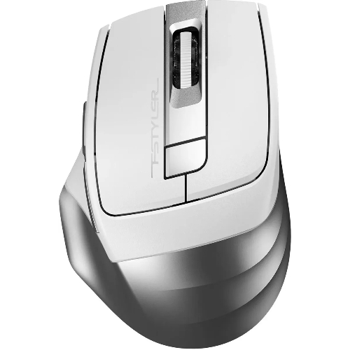 Мышь беспроводная A4Tech Fstyler FB35S белый/серый, 2000 dpi, радиоканал, Bluetooth, USB, кнопки - 5