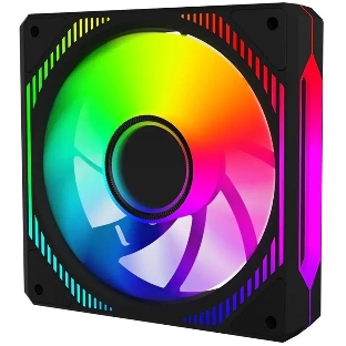 Вентилятор для корпуса Alseye Mirror-B-P черный, 120 мм, 2000 об/мин, 35.2 дБ, 4 pin