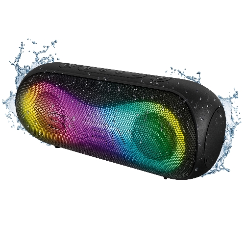 Портативная акустика SVEN PS-165, черный (16 Вт, Waterproof (IPx6), TWS, Bluetooth, microSD, 3000мА*ч)