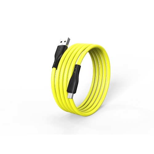 Кабель Smartbuy (iK-12-S21by) S21 MicroUSB желтый, 2.4 А, сил., 1 м