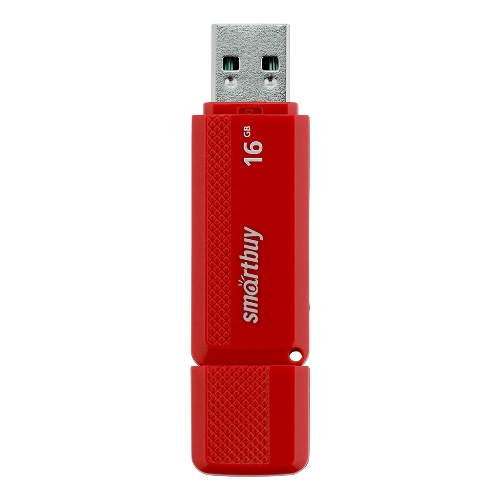 Флешка USB Smartbuy Dock Red (SB16GbDK-R), 16Gb, USB 2.0, R/W 15/5, красный