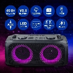 Колонка портативная Hyundai H-PS1030 черный/черный 40 Вт 2.0 BT 10м 3600mAh