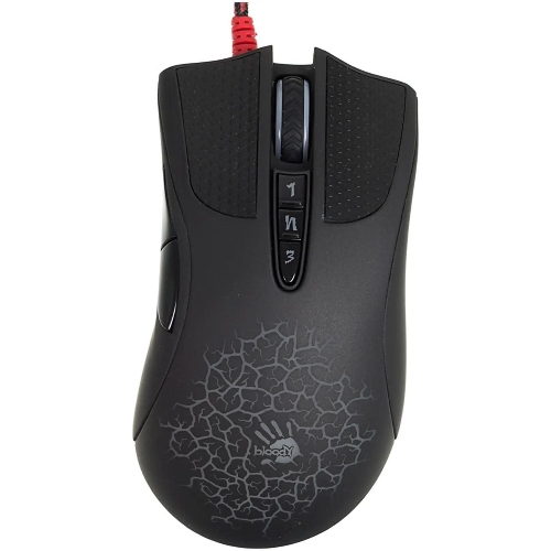 Мышь проводная A4Tech Bloody A90 черный, 6200 dpi, USB, кнопки - 8