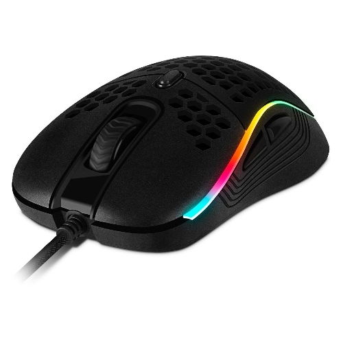 Игровая мышь SVEN RX-G860 чёрная (8 кнопок, 12800 dpi, USB, RGB подсветка )
