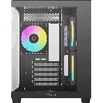 Корпус Ocypus Gamma C54 BK ARGB, Mini-Tower, чёрный, 3 x 120 мм