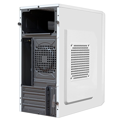 Компьютерный корпус MiniTower Ginzzu B185 White mATX,2xUSB 2.0, белый,w/o PSU, w/o fan (Ginzzu B185)