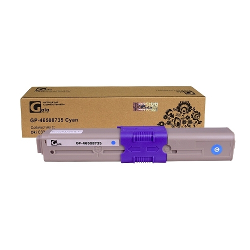 Картридж GalaPrint GP-46508735 голубой (3000 стр) для Oki C332/MC363