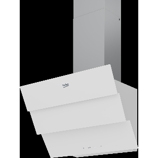 Вытяжка наклонная Beko BHCA69642WH серый, 60 см, 600 куб. м/ч, 69 дБ