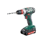 Дрель-шуруповерт Metabo BS 18 Quick 602217500, Аккумуляторный, 18В, 2 АКБ, Кейс