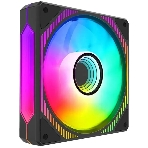 Вентилятор для корпуса Alseye Mirror-B-P черный, 120 мм, 2000 об/мин, 35.2 дБ, 4 pin