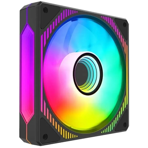 Вентилятор для корпуса Alseye Mirror-B-P черный, 120 мм, 2000 об/мин, 35.2 дБ, 4 pin