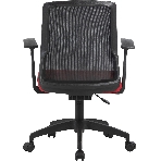 Кресло Cactus CS-MC222-BKRD черный, сетка