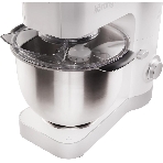 Кухонная машина Korting KKM 0105 Polar мощность 1200 Вт, 7 насадок (планетарный миксер с 3-мя насадками, мясорубка, насадка для колбас, насадка для кеббе, насадка-блендер), объем чаши 5.5 л, 8 скоростей, импульсный режим, механическое управление, белый