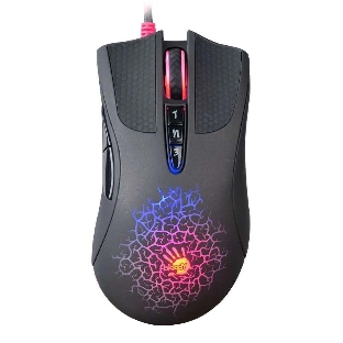 Мышь проводная A4Tech Bloody A90 черный, 6200 dpi, USB, кнопки - 8