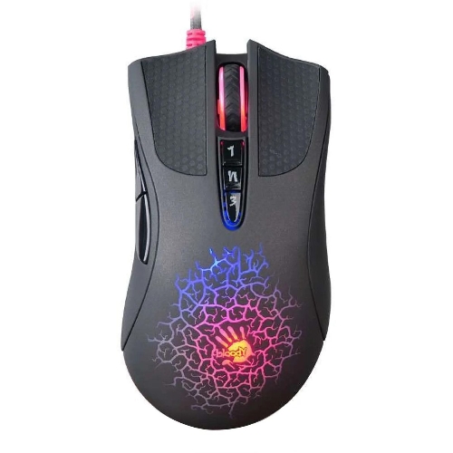Мышь проводная A4Tech Bloody A90 черный, 6200 dpi, USB, кнопки - 8