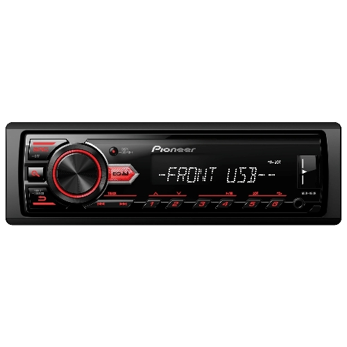 Автомагнитола Pioneer MVH-85UB, 1 DIN, USB Type-A, AUX, съёмная панель