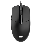 Мышь проводная Acer OMW300 черный, 1200 dpi, USB, кнопки - 3