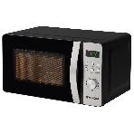 Микроволновая печь Hyundai HYM-D2074 черный/серебристый, 20 л, 700 Вт, переключатели - кнопки, поворотный механизм