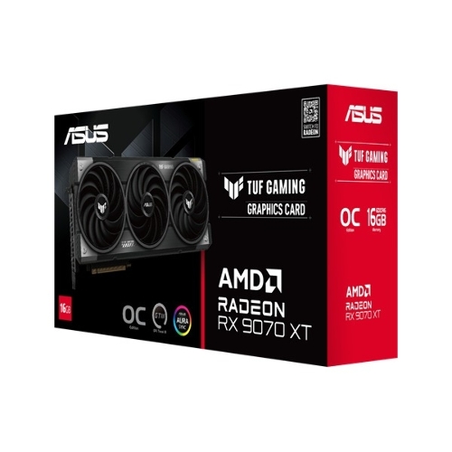 Видеокарта ASUS RX9070XT TUF GAMING OC 16Gb GDDR6 256bit 3xDP HDMI 3FAN RTL TUF-RX9070XT-O16G-GAMING